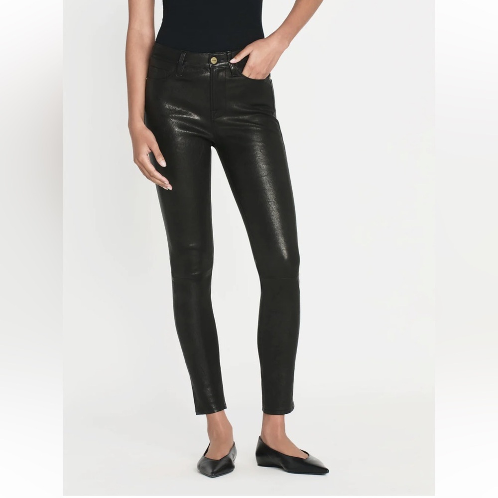 FRAME Leather Le High Skinny